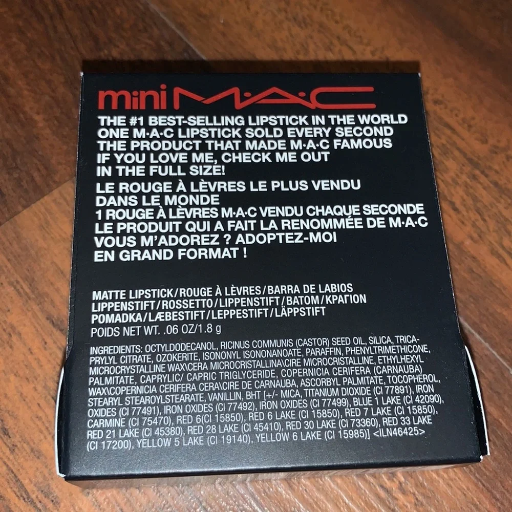 MAC Cosmetics Matte Lipstick Shade Chili 602 Mini Size NIB